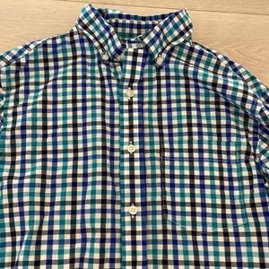 Old Navy Mens Classic Shirt.  Blue/turquoise check.  Excellent condition. Size S